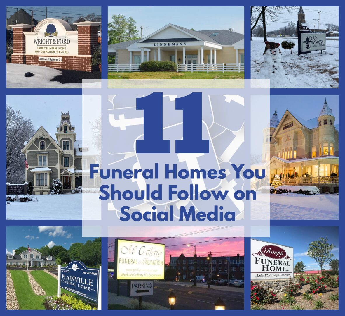 funeral home social media